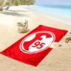 Frankfurt Fußball Druck Strandtuch, Großes Weiches Schnelltrocknendes Handtuch für Strand Camping Schwimmen