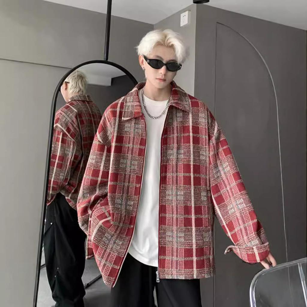 Small Scent Style Jacket for Men In Spring and Autumn New American High Street Teenager Loose Casual Jacket