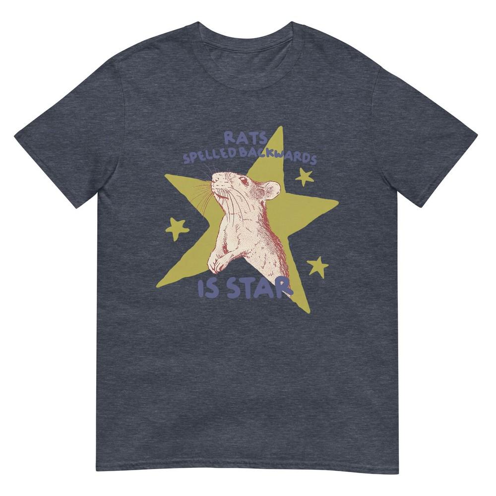 Rats Spelled Backwards Is Star Rat Meme Rat Lover Animal Tshirt