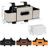 Car Back Seat Organizer With Tissue, Car Seat Back Tissue Box And Storage Hook, Multifunctional Car Organizer For Hold