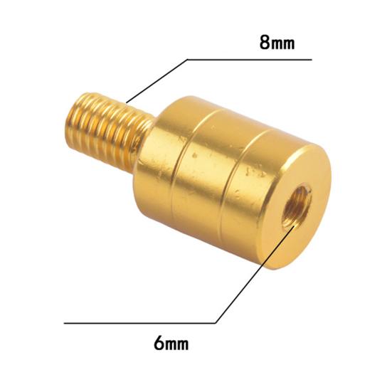 Fiske Landingsnett Hodekobling 6/8/10/12MM Skrue Hurtigutløser Dypnett Stangadapter Metallkonverteringsbeslag Fisketilbehør