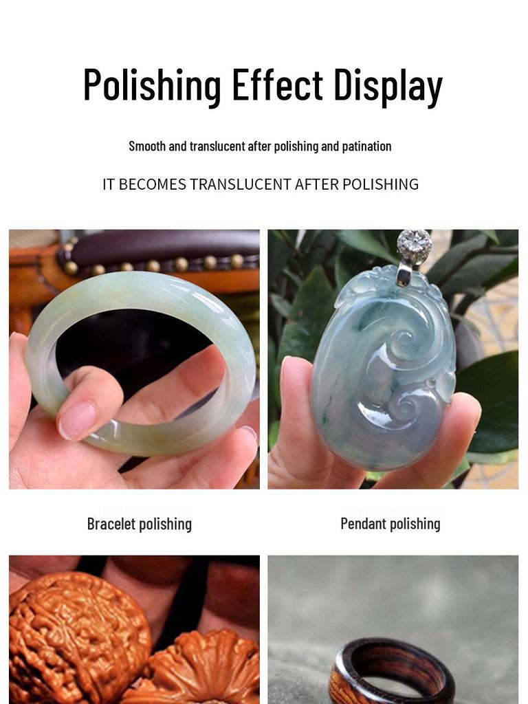 Vibratory Jewelry Polisher for Beads & Bracelets – Jade & Emerald Tumbler Machine
