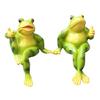 Miniature Frogs Figurines Plant Decoration for Pot,Frogs Garden Decors Frogs Statue Planter Huggers for Flower Ornament