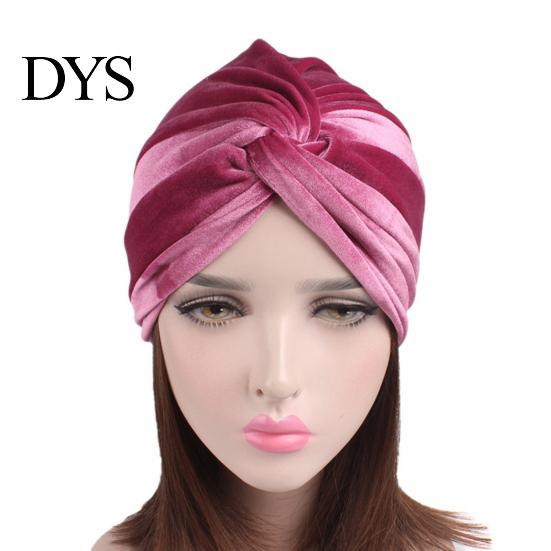 Cappello Turban Indiano Cappellino Colore Unico Forma a Croce Donna Elasticizzato Senza Berretto Copricapo Visiera per Primavera Autunno Inverno Spesso