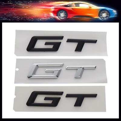 3D Premium GT G T for 320d E36 320 C 400 650 530 F07 F34 G32 Car Engine Hood Fender Trunk Tail Rear Decal Emblem Badge Sticker