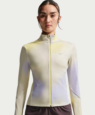 Nike Swift Dri-Fit Full-Zip Mid-Layer Running Top W - Life Lime:Sea Glass:Platinum Violet / Iq3754-751
