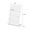 Acrylic Jewelry Stand for Rings with L Base Display Organizer