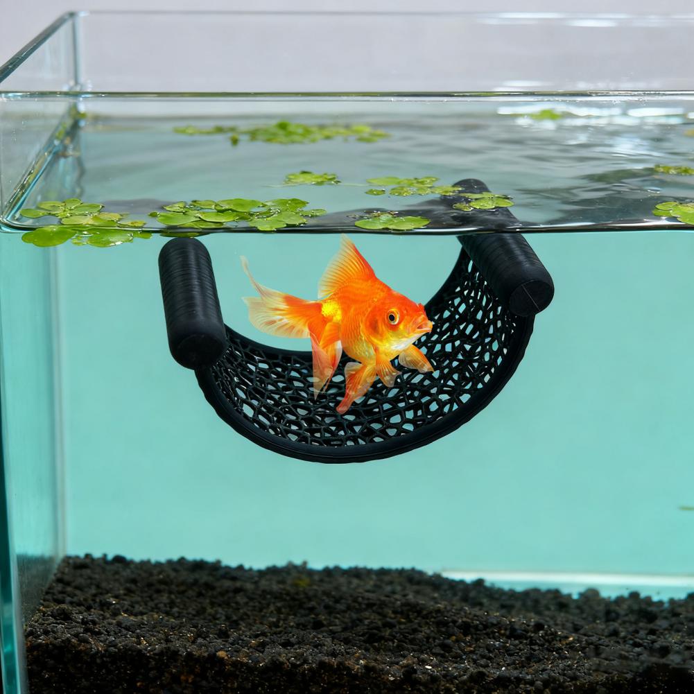 Betta Fish Hammock Floating Decor Betta Fish Tank Resting Hideout Floating Betta Bed for Small Aquariums And Nano Tanks