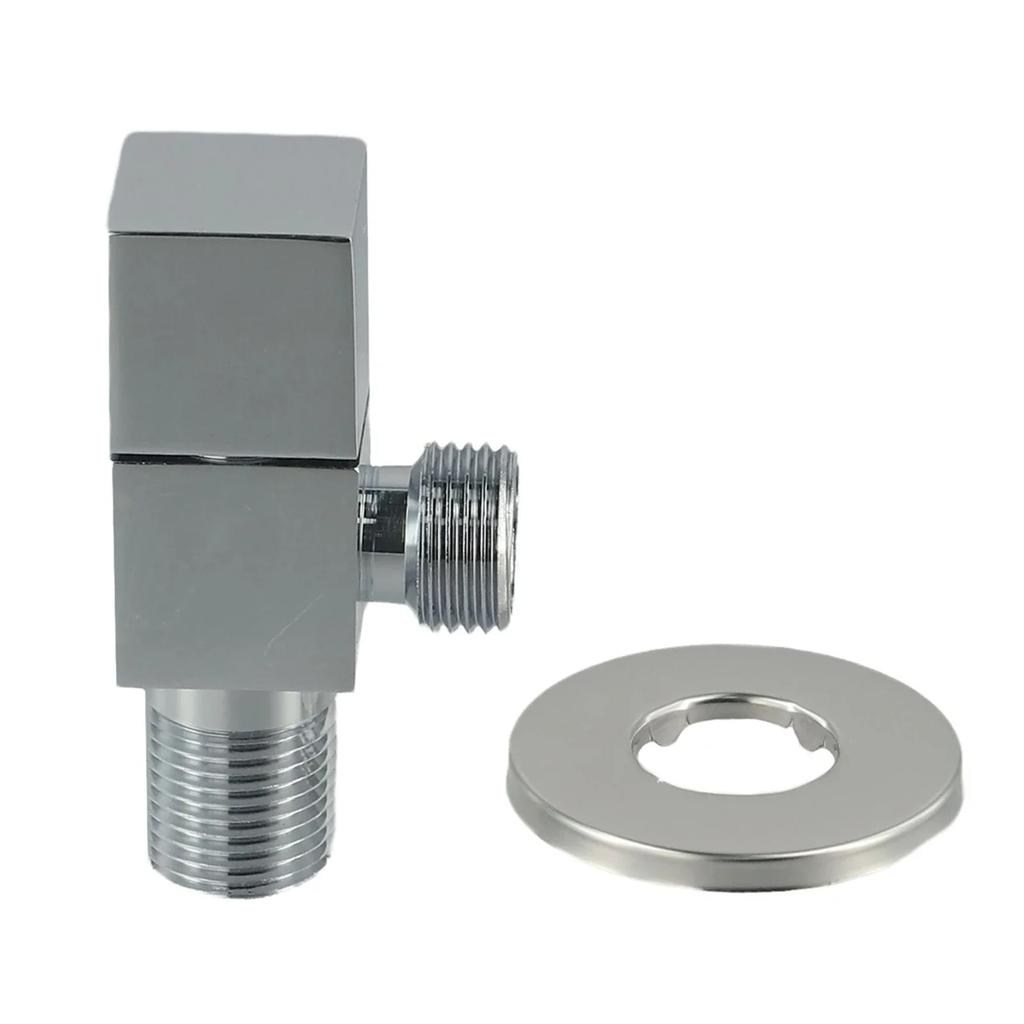 Angle Valve Toilet Angle Valve Electroplating Brushed Hand Grip Angle Handwheel Hot And Cold Water Inner Diameter