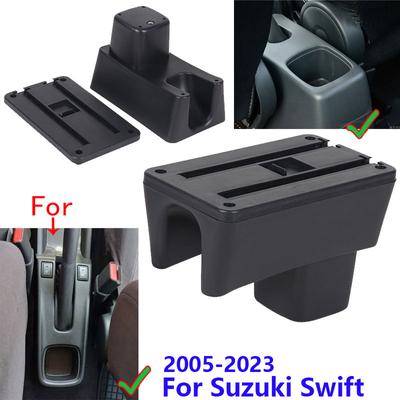 Pro Suzuki Swift Box na loketní opěrku Pro Suzuki Swift 2005-2025 Auto Loketní opěrka Zakřivený povrch Úložný box do auta Snadná instalace Speciální