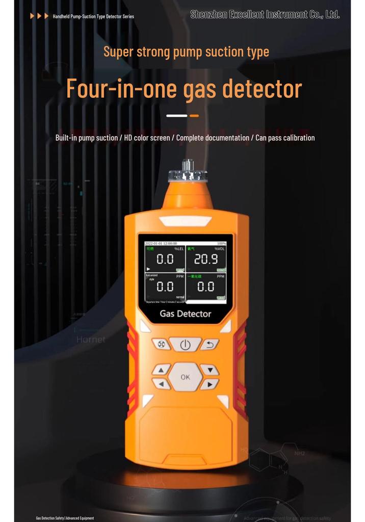 Hydrogen Cyanide Gas Detector ZY-456X: Suction-Type Leak Alarm for Mining & Electroplating.