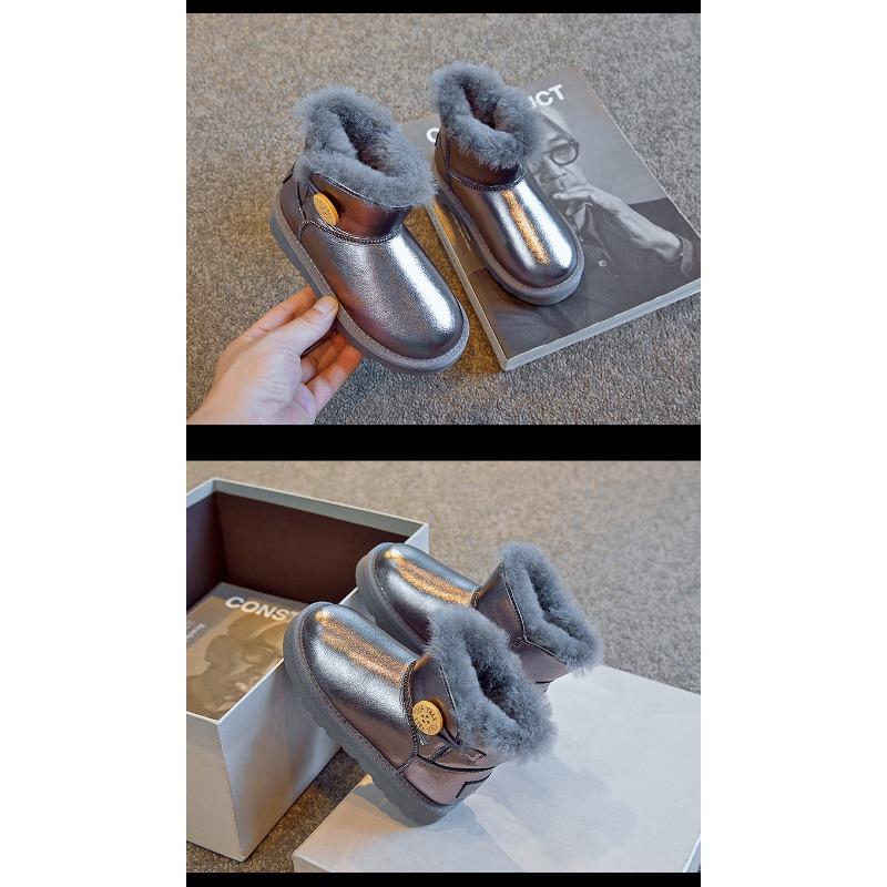 Детские зимние ботинки новые зимние для девочек с мехом — фото 10