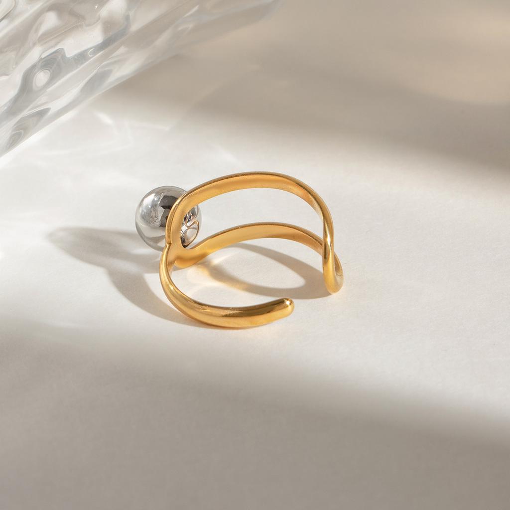 Yori Delicate Stainless Steel Minimalist Ring Exclusive Design 2025 Arrivals Popular Fashion Jewelry Gift New Wholesale