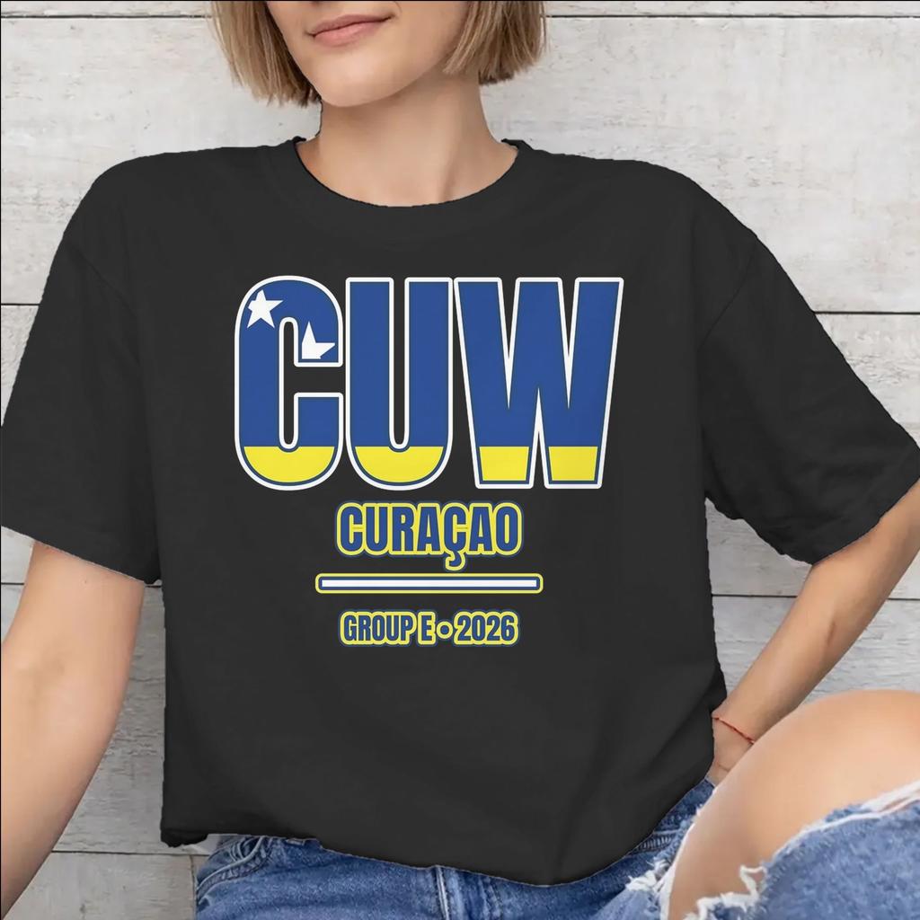 Curacao Football Apparel Unisex T Shirts Cotton Tee Printed Tshirt Clothing
