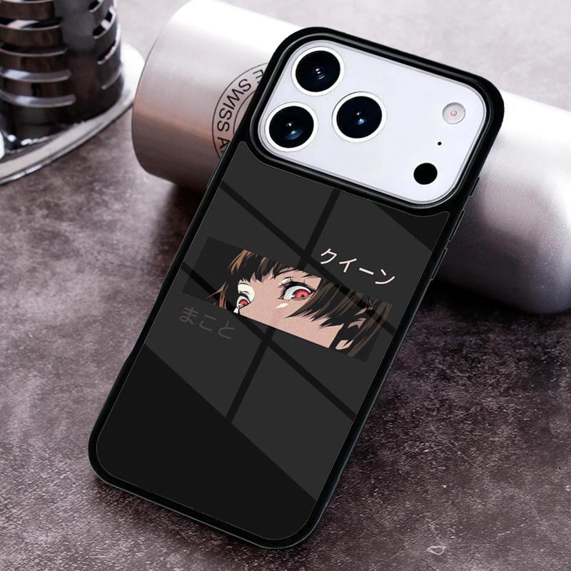 Japanese Anime Aesthetic Eye Phone Case for iPhone 17 16 15 Pro Max Air 14 13 12 11 Plus Shockproof Cover