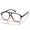 Anti Blue Light Glasses Vintage Frame Men Women Transparent Optical Eyewear Prescription Myopia Sunglasses One Piece