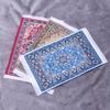 1Pcs Miniature Dollhouse Carpet Turkish Style Playing House Mini House Decor Floor Miniature Weaving Rug Doll Accessories