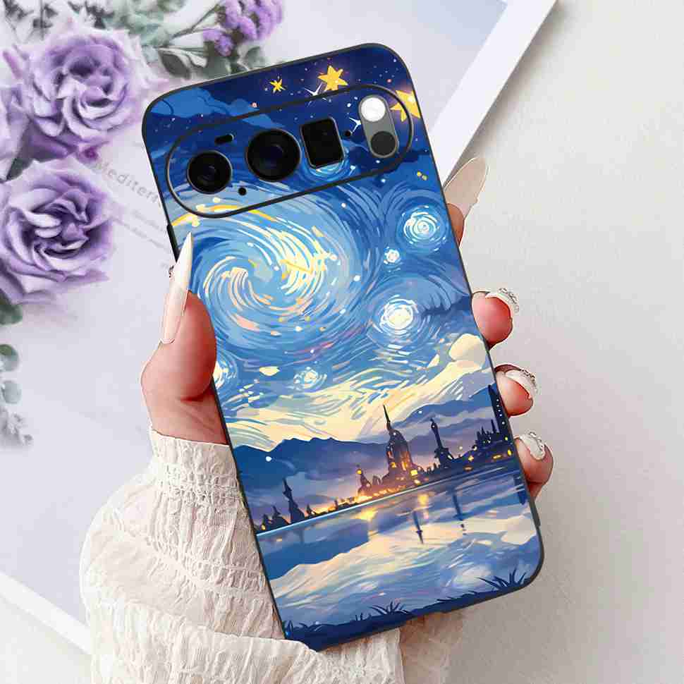 For Google Pixel 10 Pro Case Luxury Painted Covers 6.3" Soft Silicone Phone Case For Google Pixel 10 Pixel10 Pro Back Cover Capa