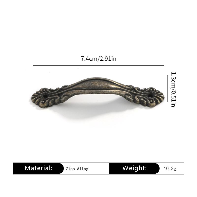Zinc Alloy Mini Drawer Handles - Antique Jewelry Box Pulls, Decorative Cabinet Hardware for Gift Packaging & DIY Craft