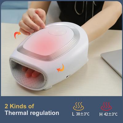 Cordless Hand Massager Thermal Airbag Inflate Compression for Thumb Finger Wrist Massage Vibration Stimulate Acupressure Palm