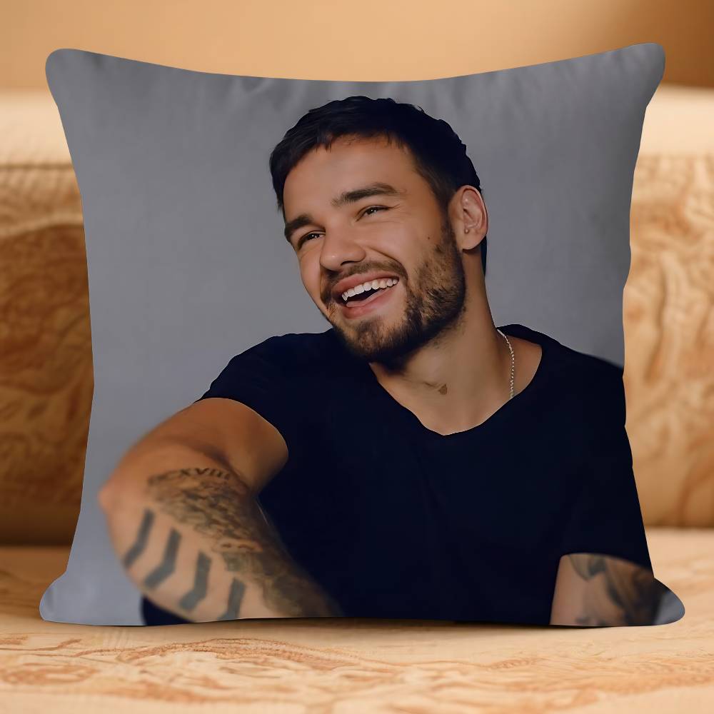 Singer L-LiamS P-Payne Personalized Picture Text Home Decorative Pillows Household Gifts 45x45cm