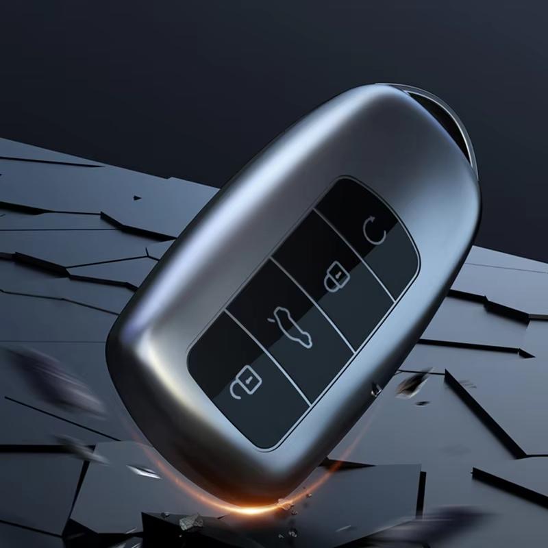 Novo Cinza Titânio para Chery Jaecoo J7 7 J8 Omoda 5 C5 Tiggo 8 Arrizo 6 8 Pro Capa de Chaveiro Porta-Chaveiro Acessórios de Carro