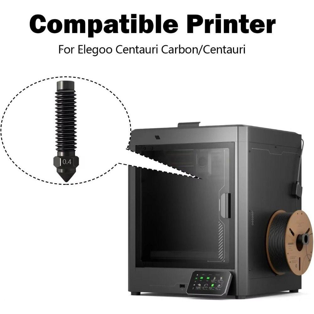 1pcs High-Speed Hotend Kit Hardened Steel 3D Printer Parts Upgrade Parts for Elegoo Centauri Carbon