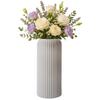 Fjord 1 Glass Vase, Dark Beige, 20 Cm