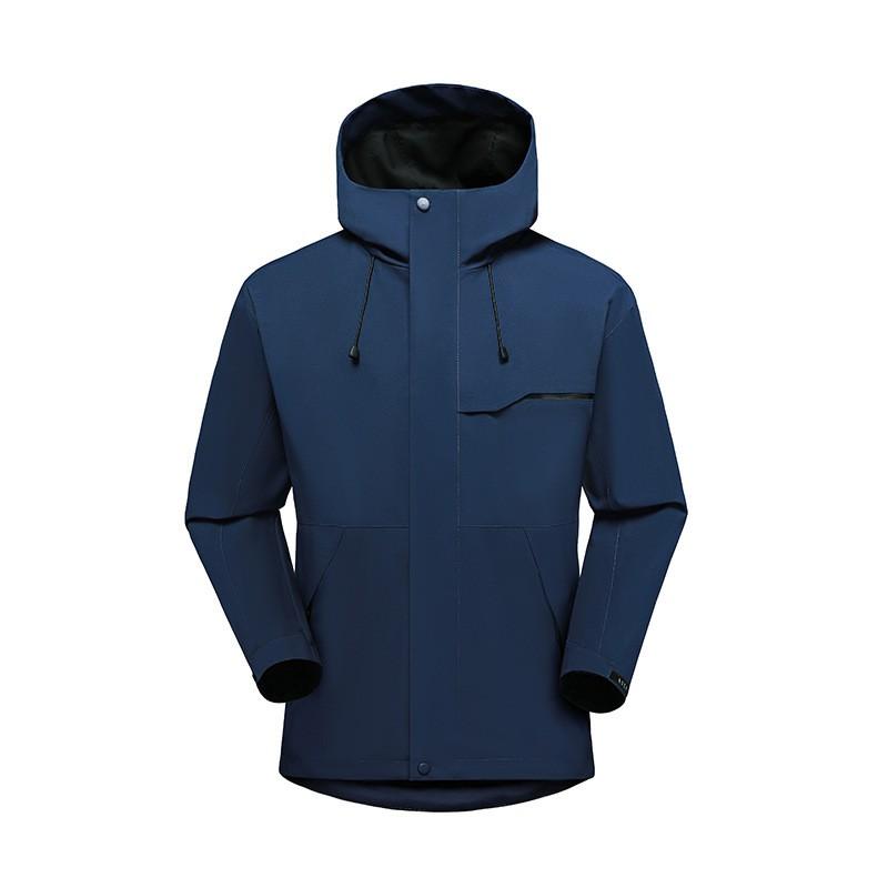 Unisex 3-in-1 Waterproof Windproof Outdoor Jacket With Removable Fleece Liner Hiking Climbing Fall Winter