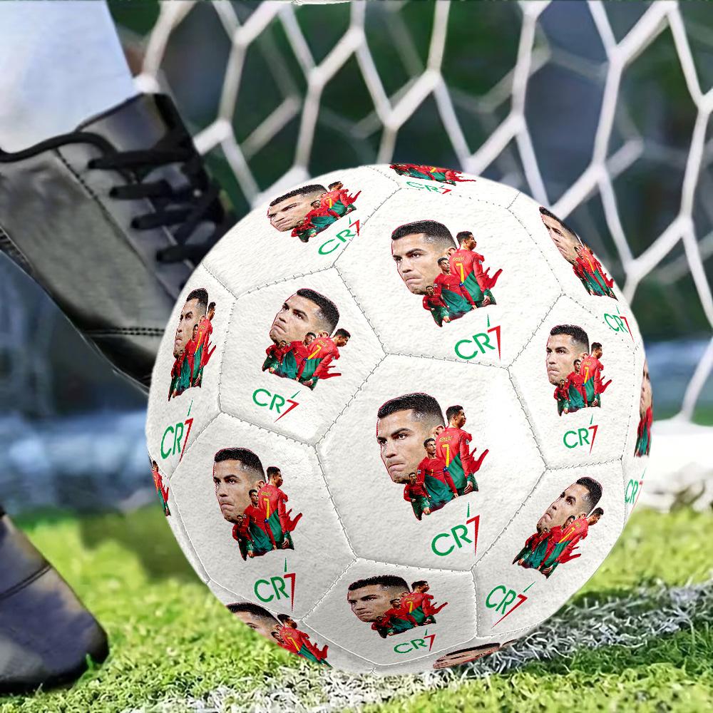 Cristiano Ronaldo No Soccer Ball Size 5 Football Machinestitched Indooroutdoor Training And Matches Perfect Gift For Sports Enthusiasts