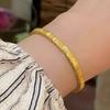 Inherit The Ancient Law Gold Bracelet Sand Gold Bracelet Female Fashion Opening Bracelet Bracelet