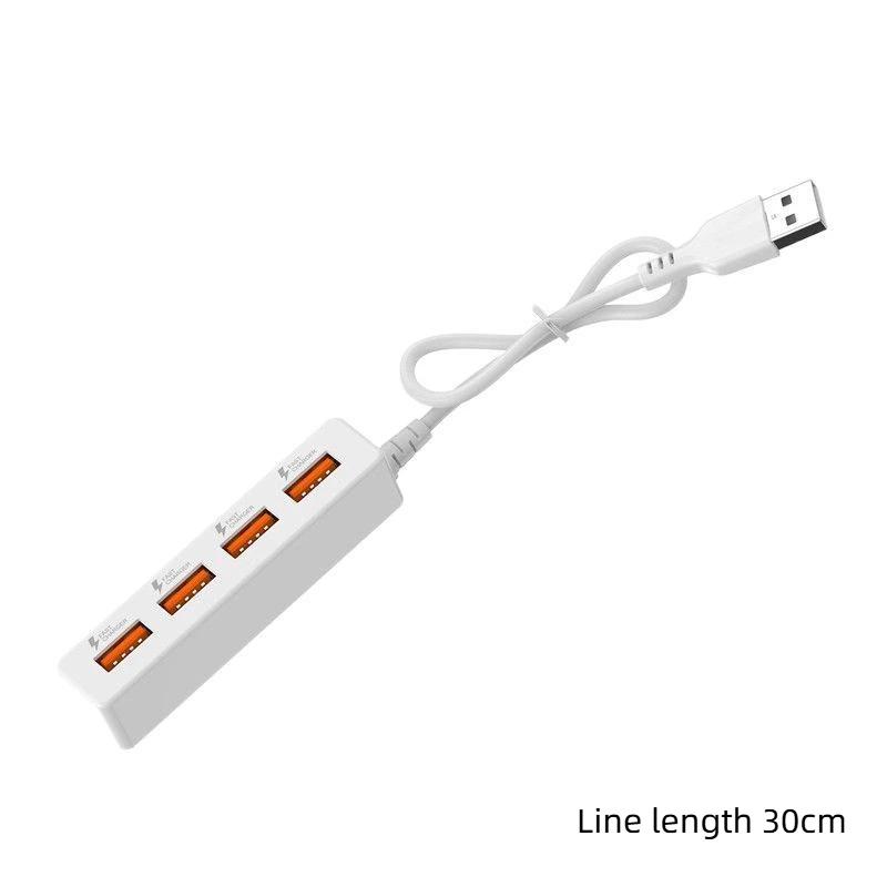 

Universal 4 Port Usb Fast Charging Power Strip Multi Device Charger Hub For Home Office Travel Desktop Use 30cm