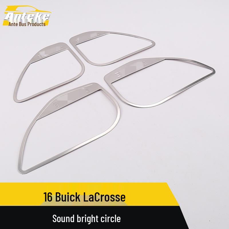 Stainless Steel Decorative Speaker Frame for Buick Regal Car Door - 16 Pcs