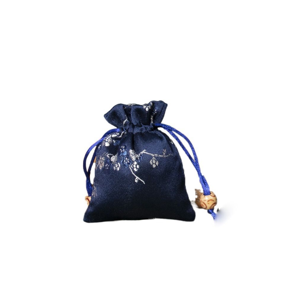 Embroidered Storage Bag Satin Jewelry Packaging Bag Retro Women Sachet  Party
