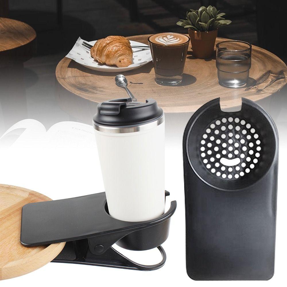 Plastic Table Edge Clamp Portable Tableside Storage Rack Table Organizers Cup Holder  Office