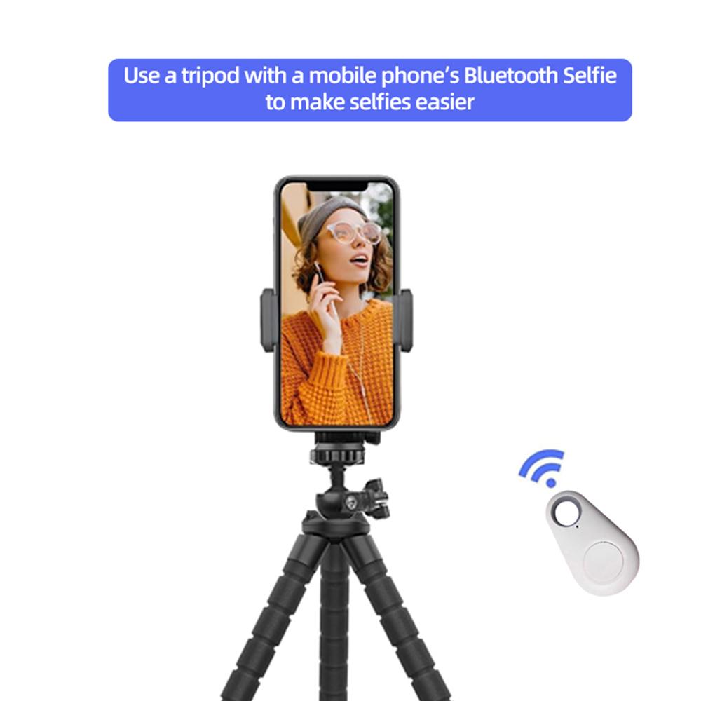 Mini Flexible Octopus Tripod with 360° Ball Head, 1/4" Screw Portable Desktop Stand for GoPro Camera Webcam Smartphone Vlogging