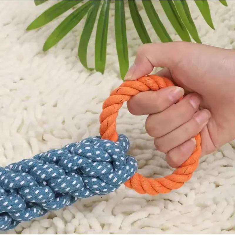 Indestructible Dog Rope Toy for Aggressive Chewers Large Medium Dogs Interactive Tug of War Chew Toys for Teeth Cleaning Outdoor