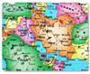 2024 China Wall Map Chart with Rod: 1.4m x 1.0-1.6m x 1.2m, No Splicing, for Office & Home