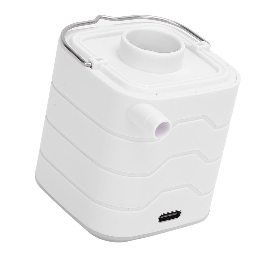 Kleine Luftpumpe mit LED-Licht Verschiedene Düsen 1600mAh Typ C Wiederaufladbar Kleiner Inflator Deflator