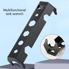 2Pcs Basin Wrench Sink Wrench Set Under Sink Plumbers Wrench Multifunctional Faucet Wrench Plumbers for Bathroom Kitchen