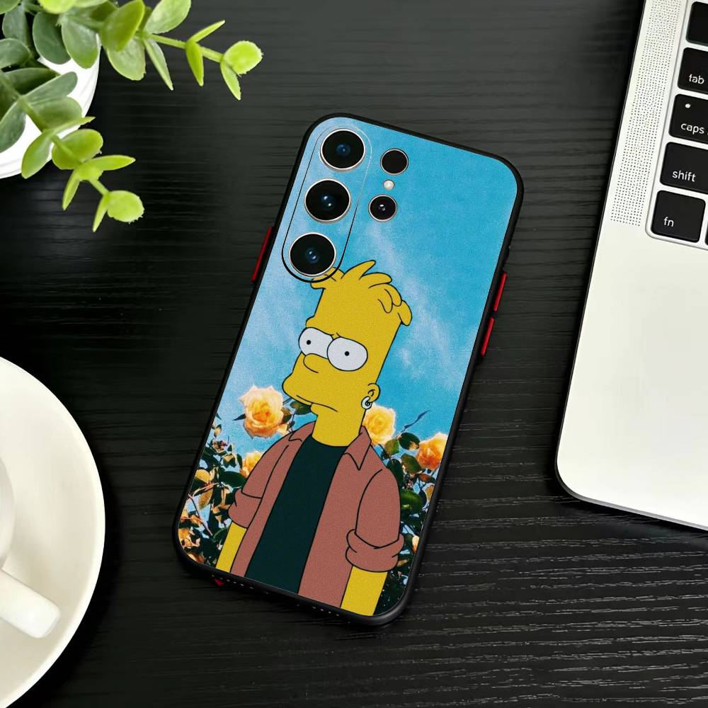 

The D-Simpsons Cartoon Phone Case For Samsung S26,S25,S24,S23,S22,S21,S20,Plus,Fe,Lite,Others Black Cover Samsung S25Plus