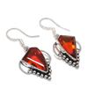 Citrine Gemstone Handmade 925 Sterling Silver Jewelry Earring 1.77" KJ-851