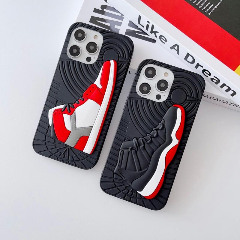 3D Stereo Sneakers Phone Case for iPhone 13 Pro Max, 11, XR, XS (Women's)