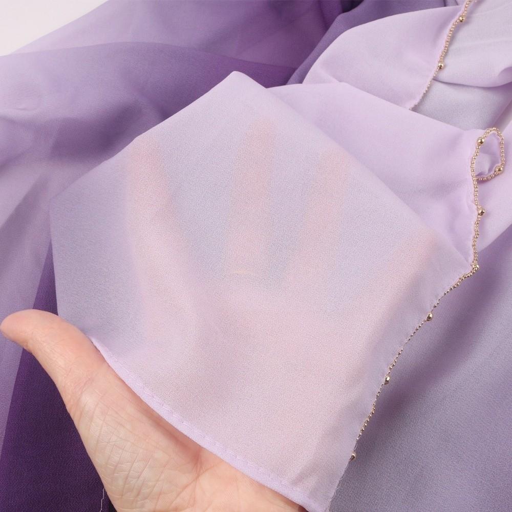 Gold Bead Ethnic Style Scarf Beads Chain Islamic Turban Fashion Headscarf Wedding