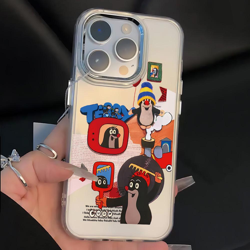 Cute Cartoon Mole Cute Phone Case for Google Pixel 10 9 8 7 8A 9A XL Pro 4G 5G Transparent Soft Silicone TPU Back Cover