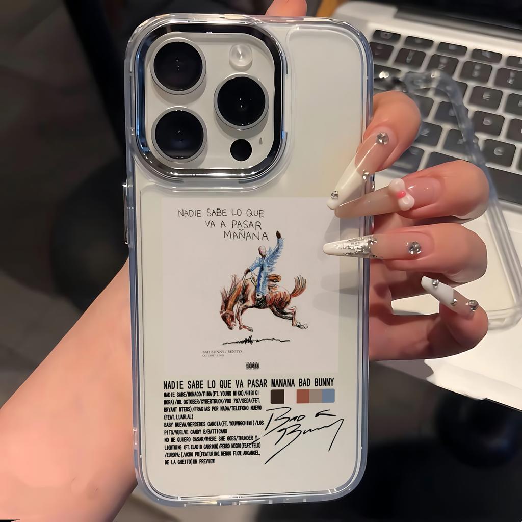 New B-Bad Bunnys X 100pre Bunny Logo Phone Case For Xiaomi Mi 15 14T 14 12T 11T 11 Lite Poco X7 X6 F5 F6 X5 GT Pro 4G 5G Cover