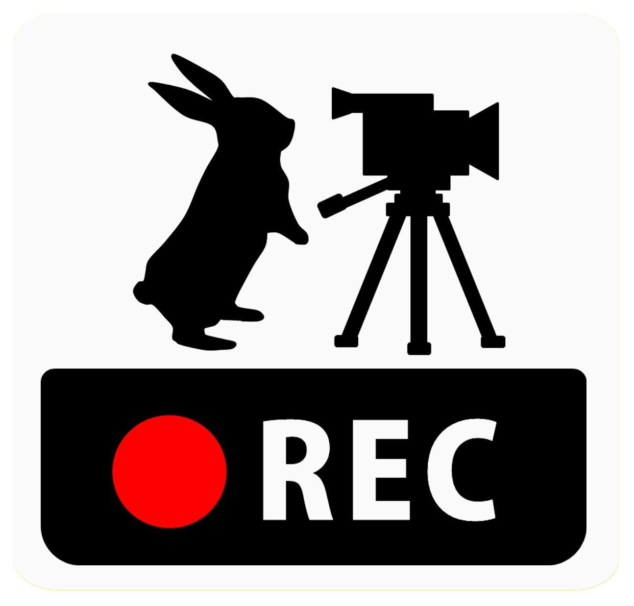 

Наклейка для видеорегистратора Кролик и видеокамера Квадратный тип (магнит) (белый) (3.9 x 4.1 ) q17 148mm x 105mm (A6) белый