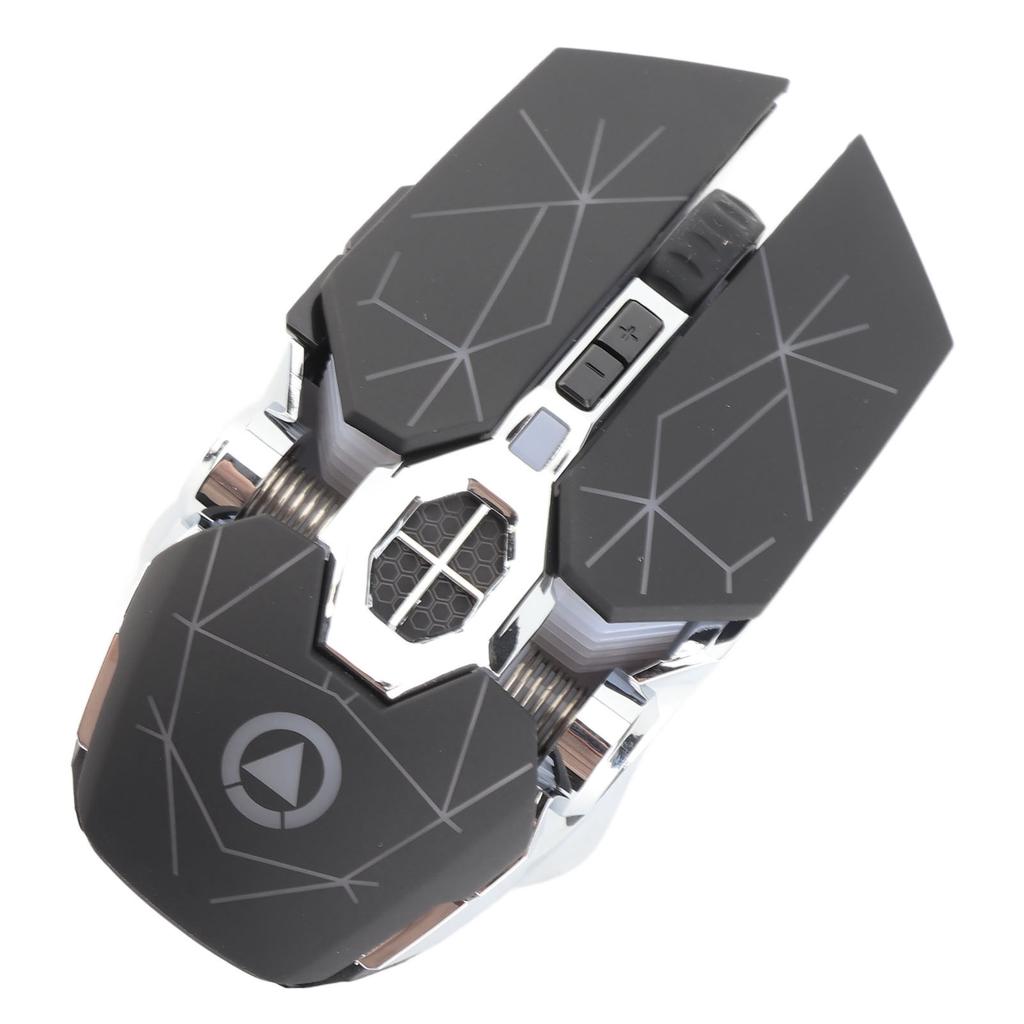 Wireless Mouse Rechargeable Ergonomic Flexible Mouse Wheel Gaming Mice Laptop Mouse Matte Black