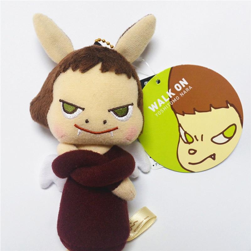 Cute 18cm Yoshito Nara Stuffed Plush Toy Small Devil Angel Doll Pendant Gifts