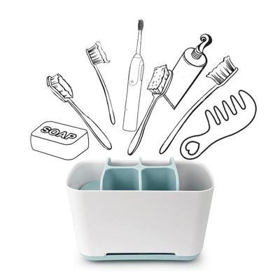 1 pz custodia per spazzolino da denti dentifricio da barba pennello per trucco porta spazzolino elettrico organizer stand scatola di accessori per il bagno